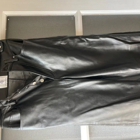 Anine Bing Kat Faux Leather pants